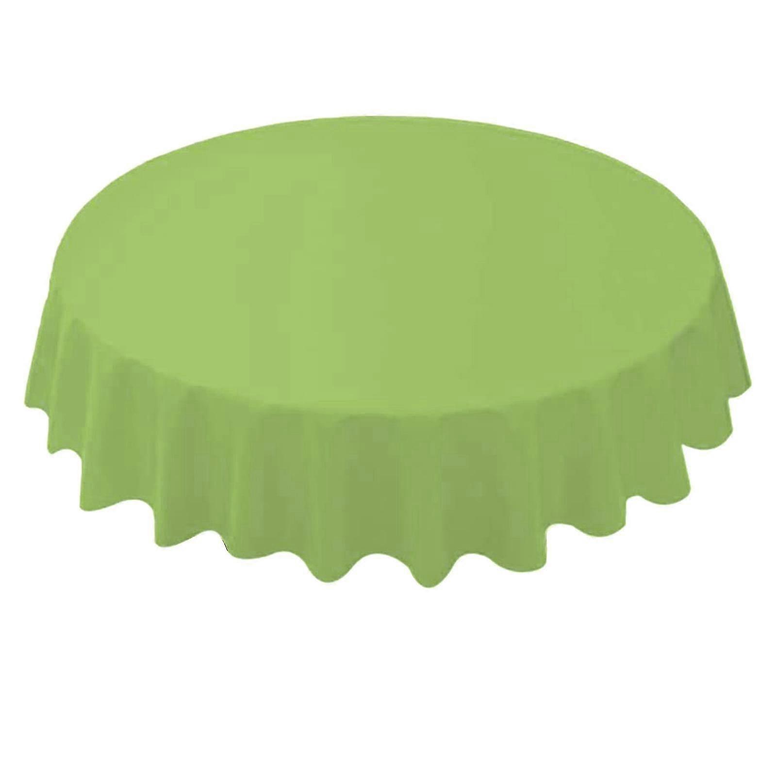 84 Inch Round Tablecloth Simple Disposable Polyethylene Waterproof Thickened Household Tablecloth