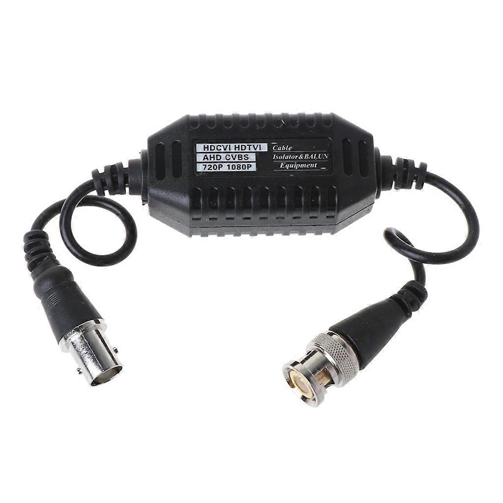 Passive BNC Male to Female Video Ground Loop Isolators Protect Your CCTV System from Power Cable Interferences