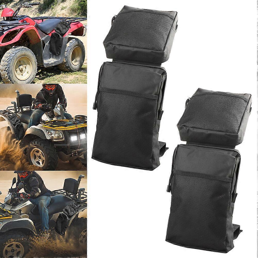 2PCS ATV Fender Väskor Tank Sadelväskor Lastförvaring Jaktväskor