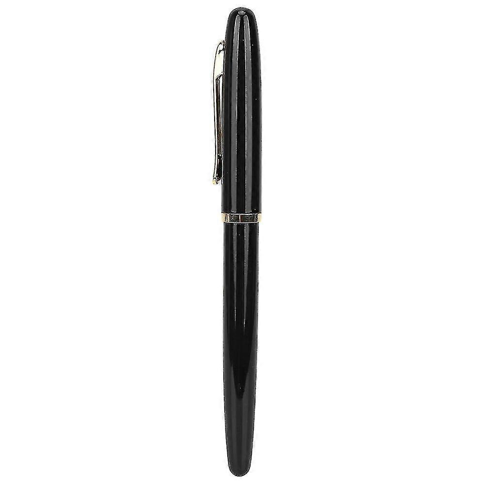 Portable Calligraphy Brush Pen with Rotating Nylon Fiber for Ink-Absorbing Writing
