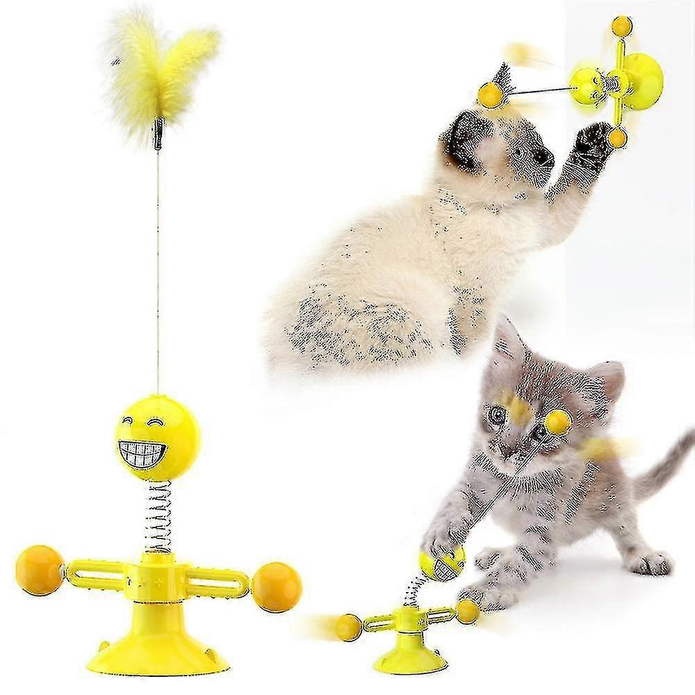 猫のおもちゃビッグ吸盤春の人々が振り向く