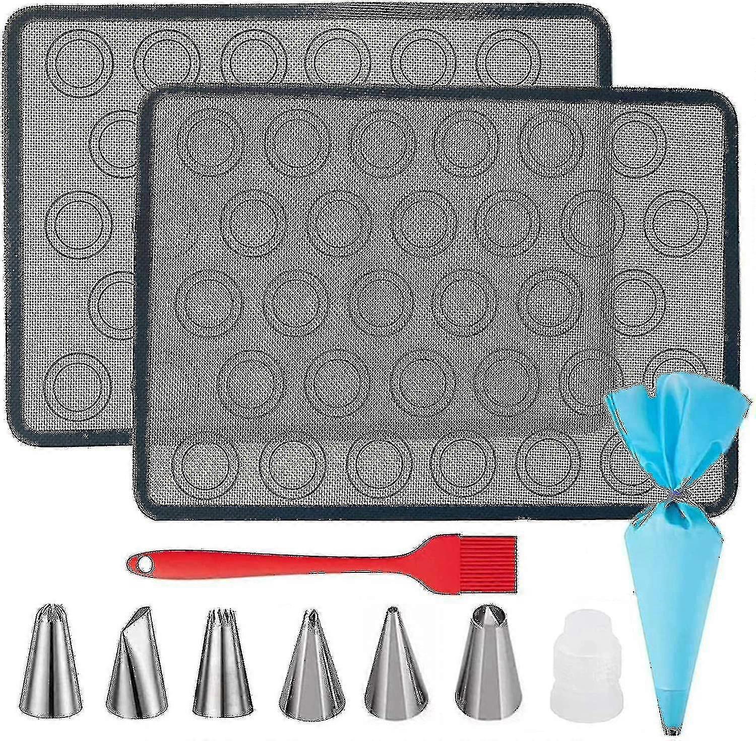 حصيرة خبز سيليكون، حصيرة فرن معكرونة، حصيرة معجنات، أواني معجنات، معجنات - Aespa