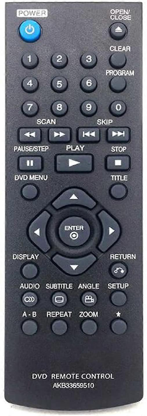 AKB33659510 Remote Control For LG DVD Remote Controller DVX480 DVX482 DVX550 DVX552 DVX582 DVX640