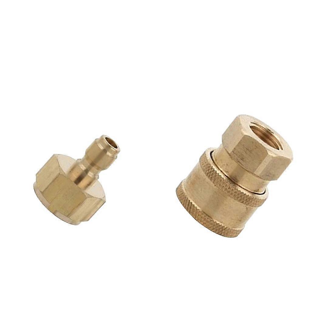 2pc Pressure Washer Connectors Garden Hose Watering Connect Easy Connect