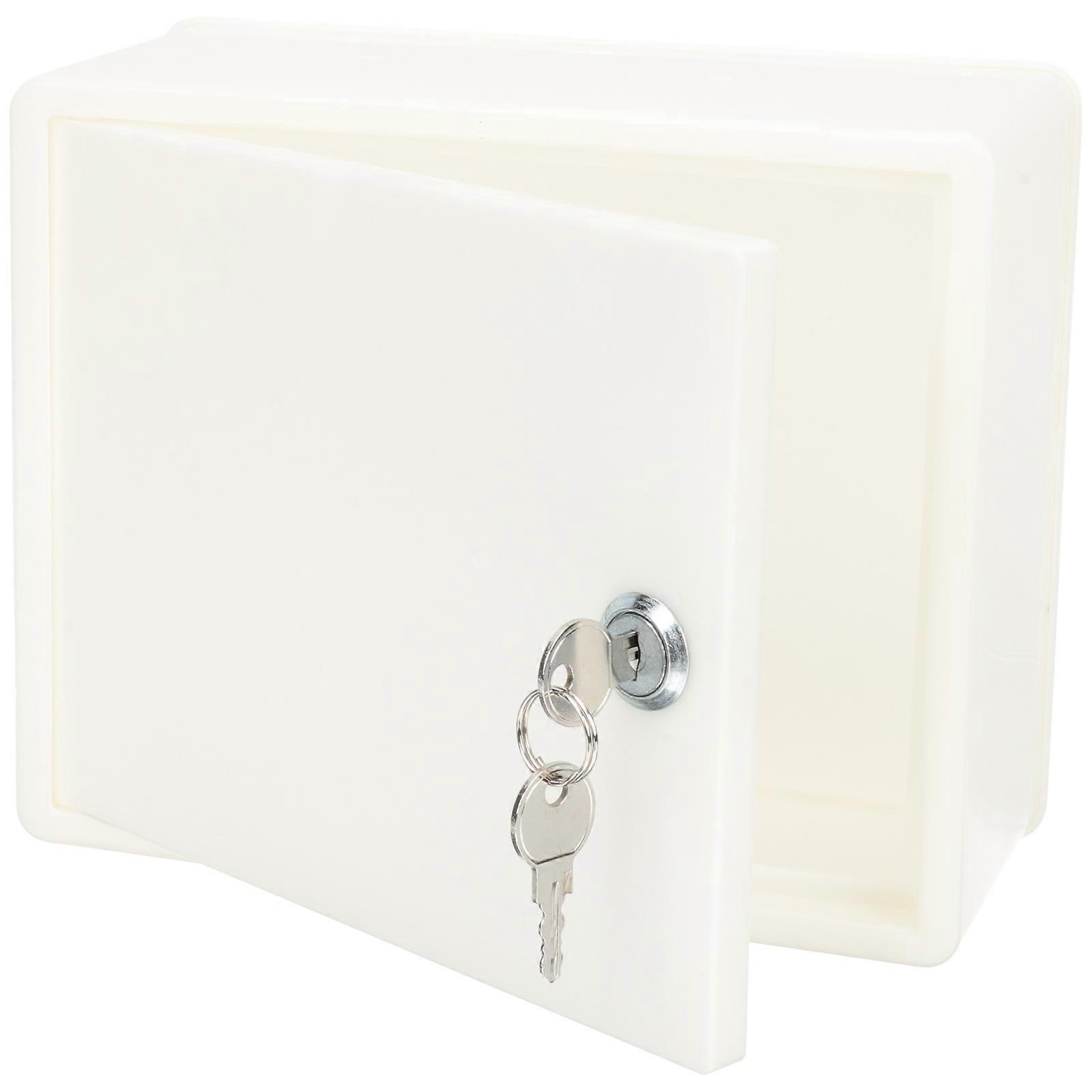 Multi-use Plastic Wall Mounted Milk Box with Lock Hanging Mailbox Home Supply