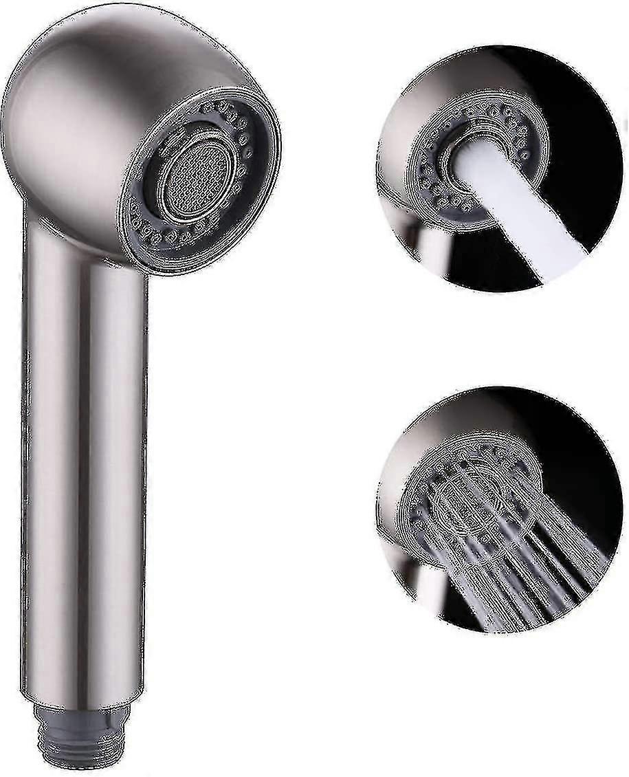 Bathroom Kitchen Faucet Pull-out Spray Head, Universal Replacement Part, Brushed Nickel