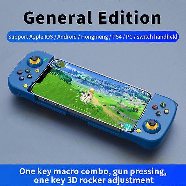 D3/D6/D7/D8 Telescopic Game Controller RGB Bluetooth-Compatible Wireless Gamepad Joystick for Android  PS3 PS4 Switch PC