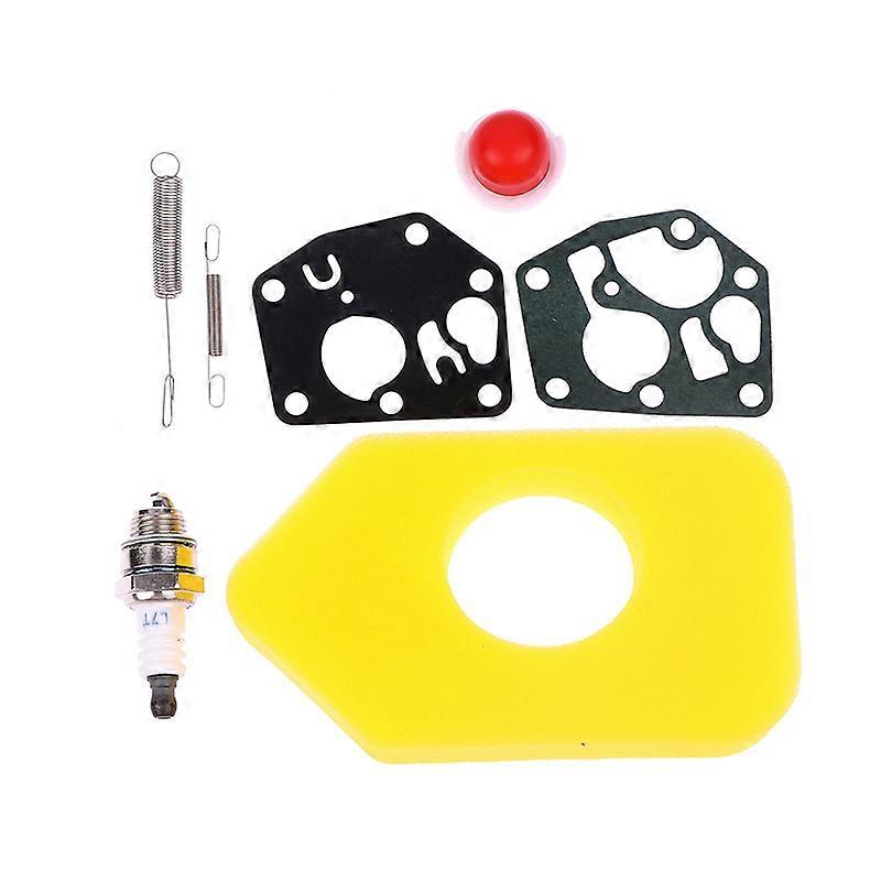 1set Lawn Mower Service Kit 698369 Air Filter Suitable for Briggs & Stratton Classic and Sprint Engines