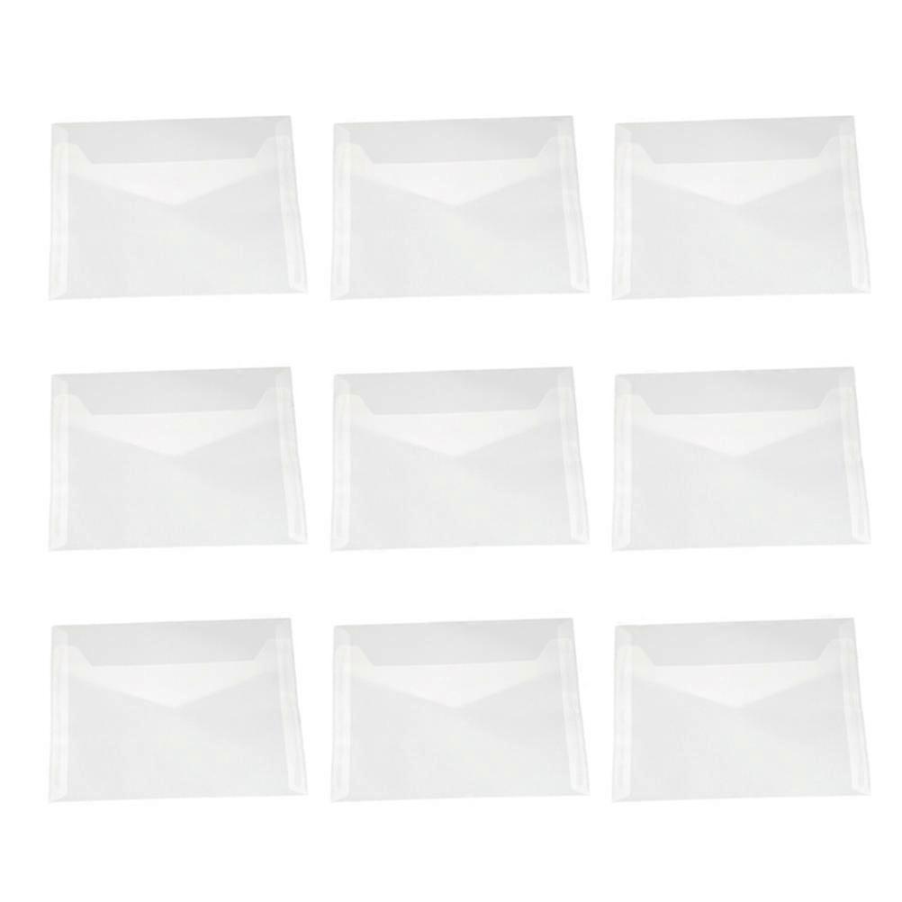 50pcs 12.5x17.5cm Translucent Vellum Invitation Envelopes  Diy Multifunction Gift Envelope