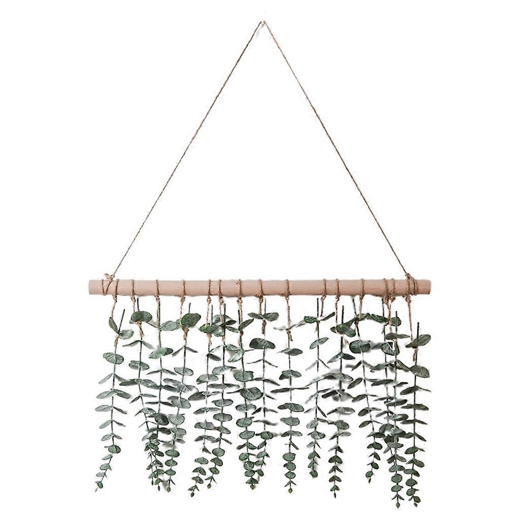 Artificial Eucalyptus Wall Hanging Decor Fake Eucalyptus Leaves Greenery Rustic