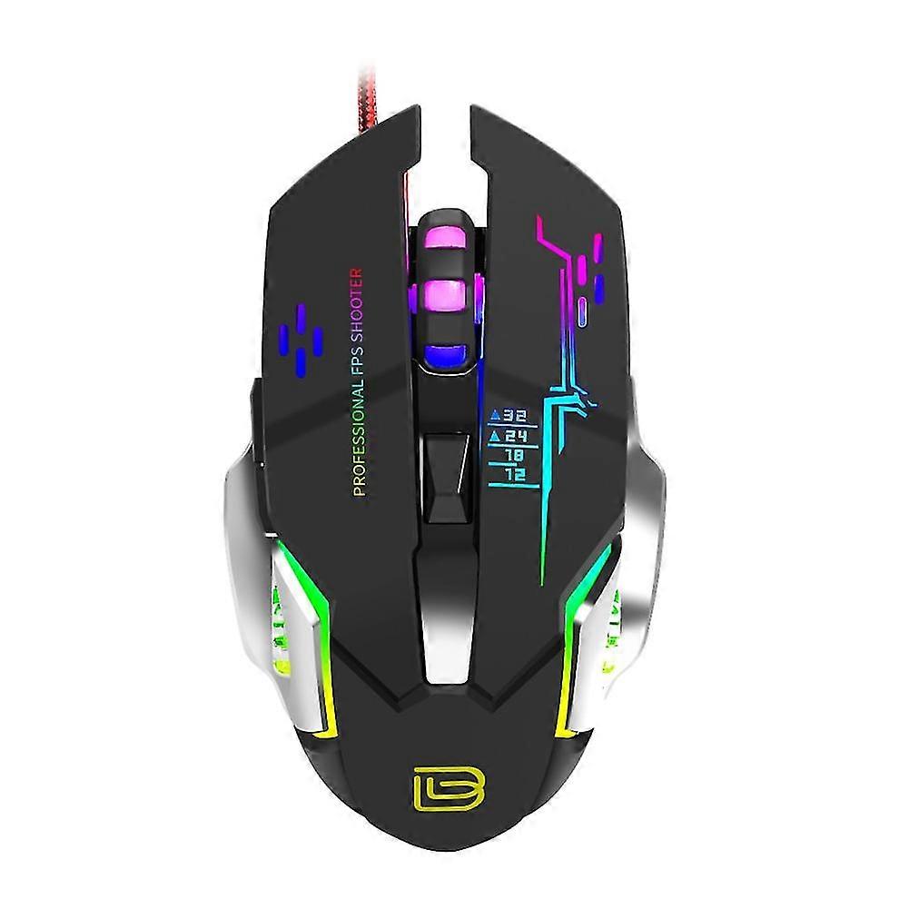 Ryra Profession Wired Gaming Mouse 6 Buttons 3200dpi LED Optical Backlit USB Computer