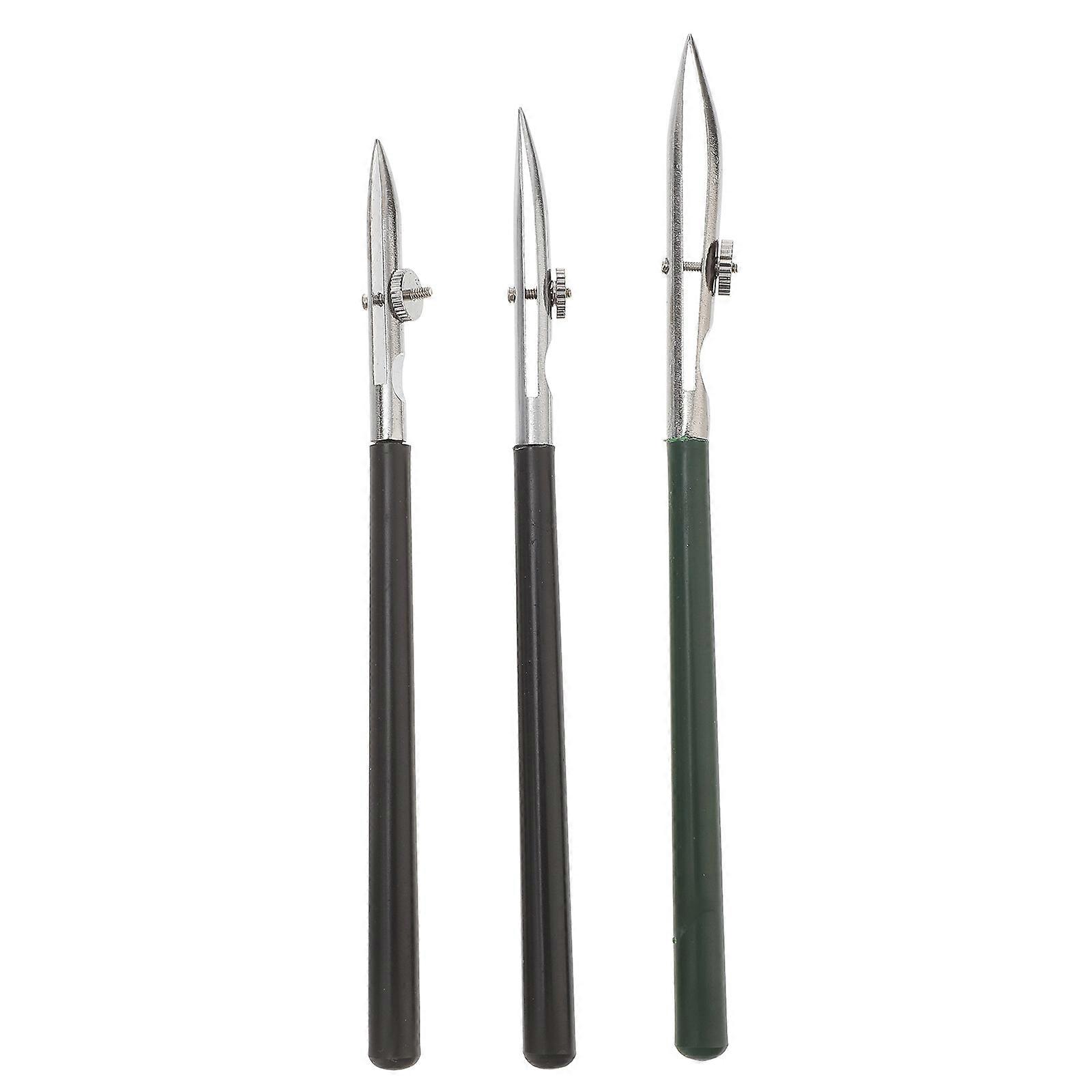 3pcs Adjustable Straight Line Pen Art Ruling Pen Drawing Tool for Masking Fluid Fine Lines(Size L,Size M, Size S,1pc for Each One )