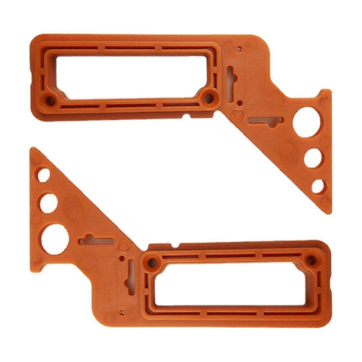 2pcs Eight In One Multi-angle Woodworking Angle Ruler Locator Measuring Tool Angle Ruler Plastic Scale