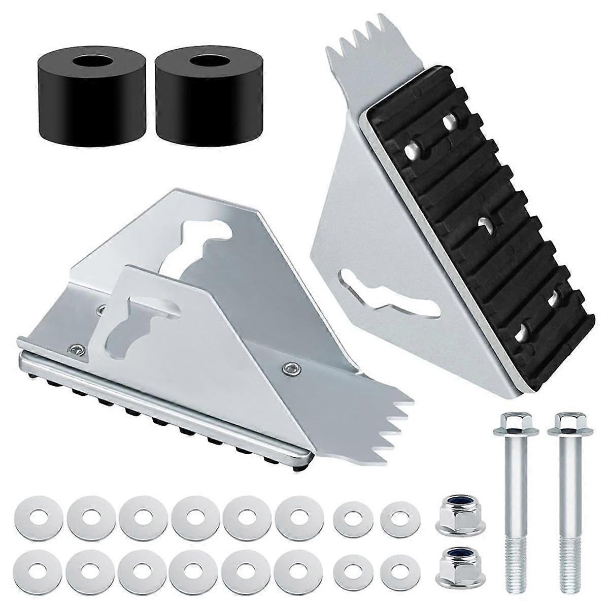 Shoe Kit 26-2 Extension Ladder Parts, Extension Ladder Feet Compatible with D1200 D1300 D1700 D1800 Series Ladders