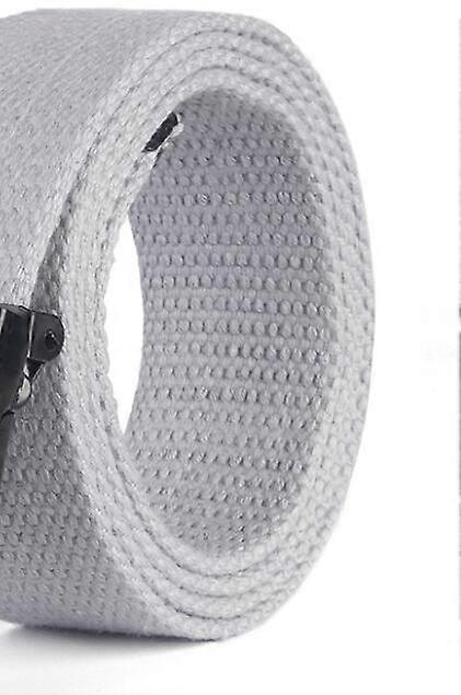 new High Quality Canvas Belt Men / Women Unisex Jeans Belts Metal Roller Luxury Automatic Buckle Canvas Webbing Waist Belts