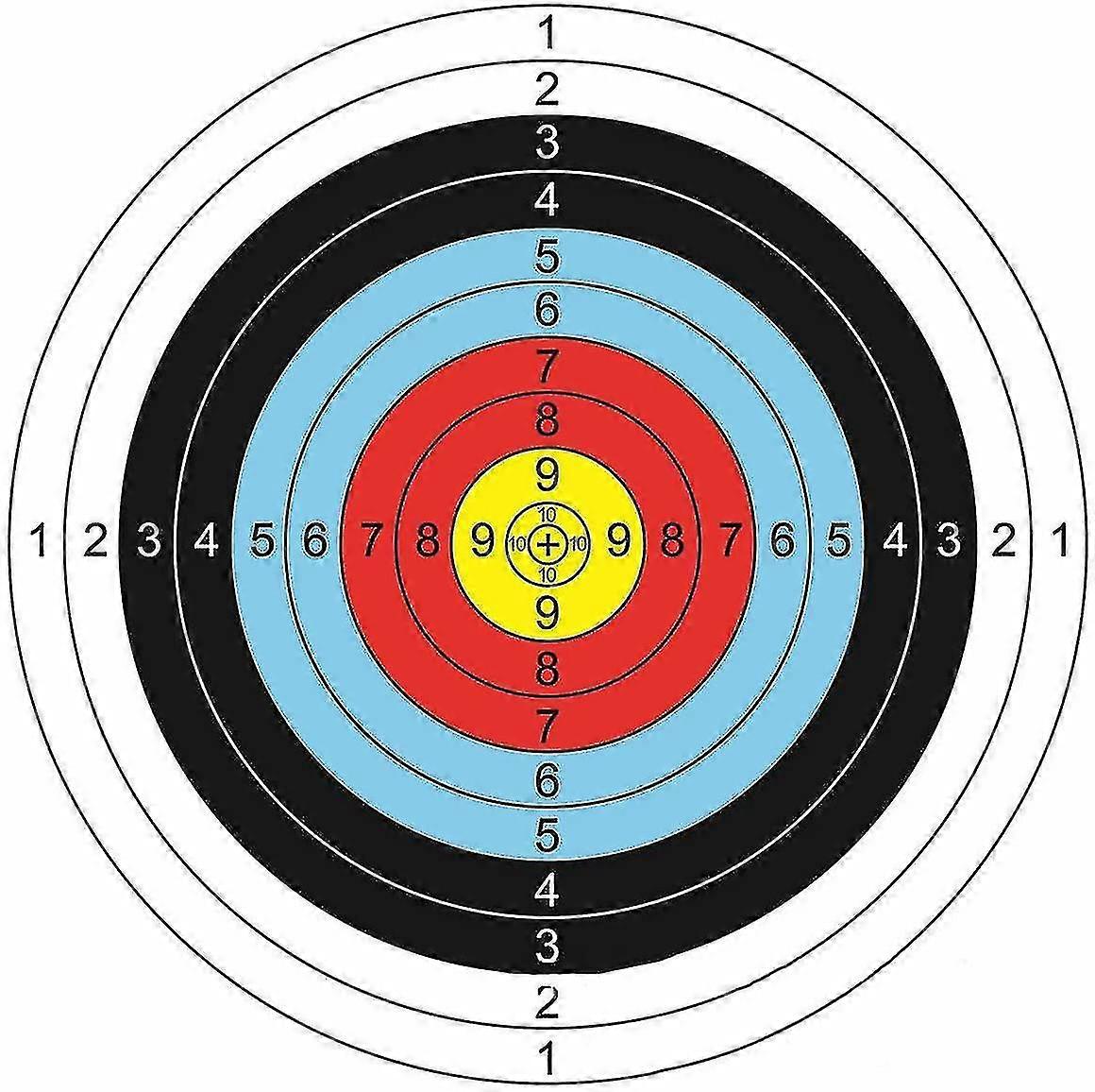 30 Pieces Archery Target Area Archery-shooting-paper-target Square-archery-exercise Paper-archery Accessories (40 X 40 Cm)