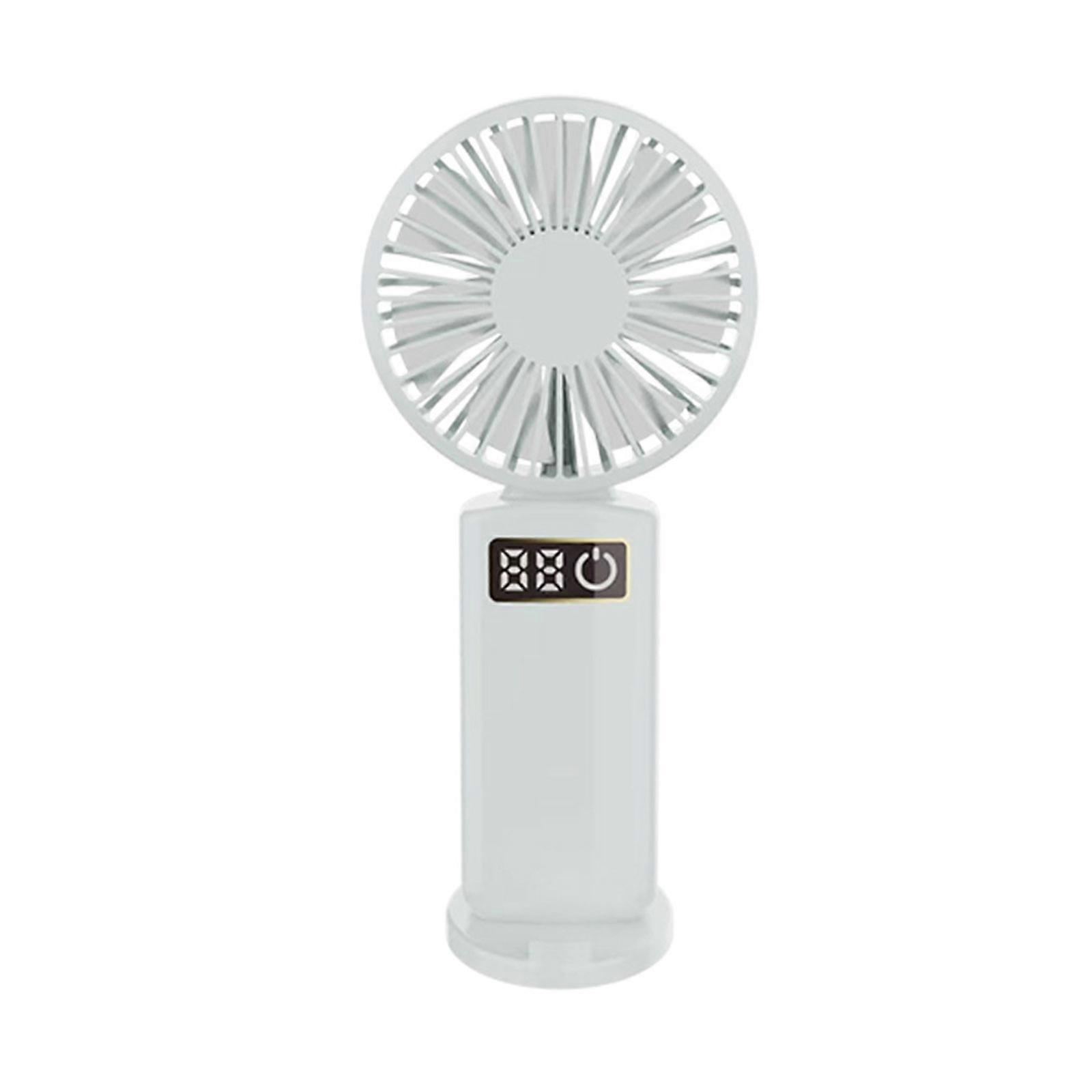 Handheld Fan portátil Mini Fan recarregável, ventilador de bolso pequeno com 3 níveis de velocidade
