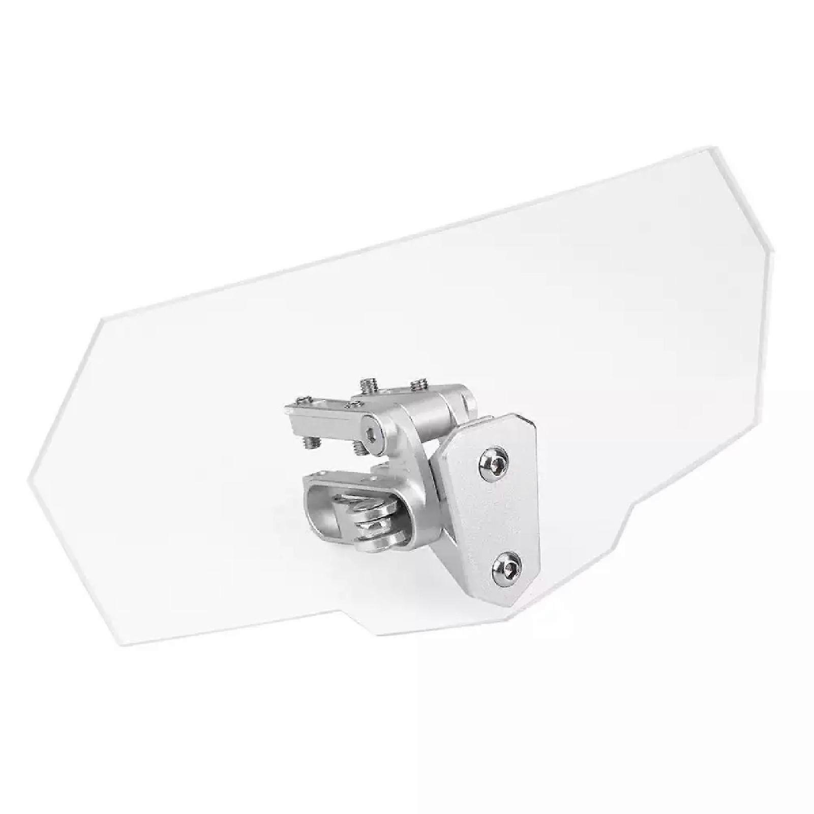 Motorcycle Windshield Denoise Easy Installation Useful Highten Motorcycle Windscreen for Moped