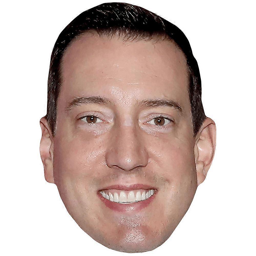 Kyle Busch (Smile) Celebrity Mask, Flat Card Face
