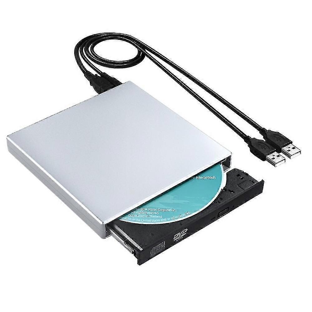 Usb External Cd-rw Burner Dvd/cd Reader Player Optical Drive For Laptop Computer