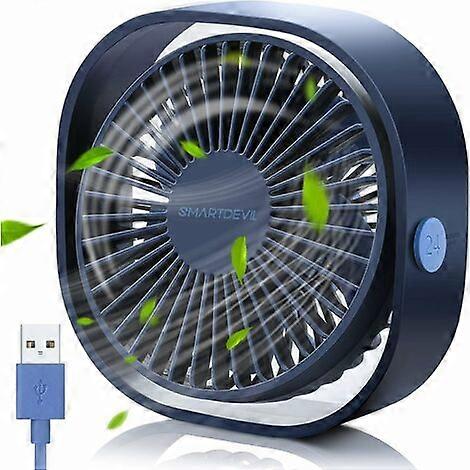 Personal USB Desk Fan Portable 3-Speed