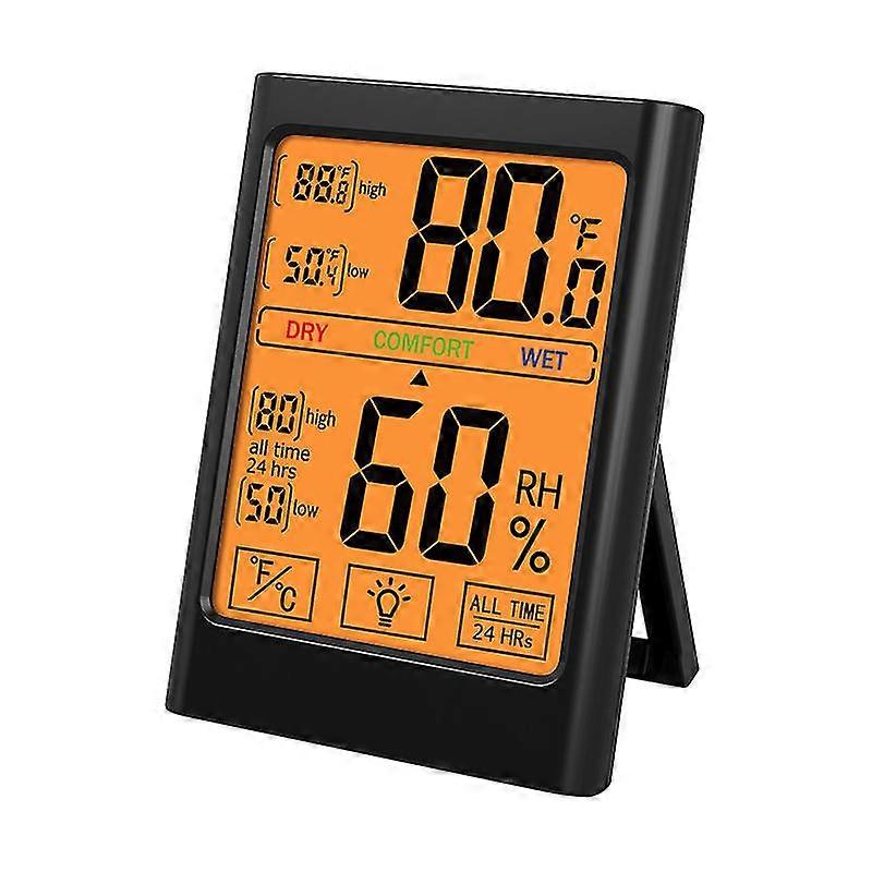Indoor Thermometer Intelligent Digital Humidity Sensor With Backlight