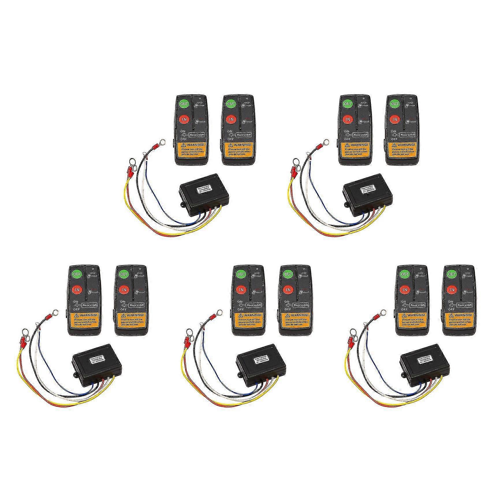 Naiwang 24v 50ft Auto Wireless Console Winch Remote Button Console