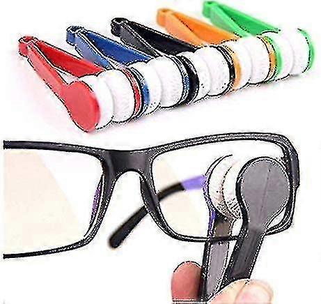 5pcs Mini Sunglasses Lens Microfiber Glasses Cleaner Soft Brush