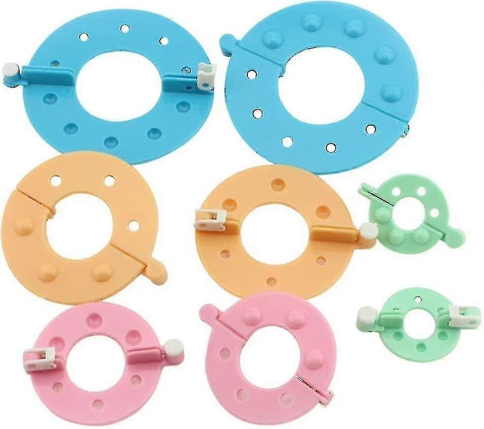 Pom-pom Maker For Fluff Ball Knitting Diy Tool (8pcs-4 Size)