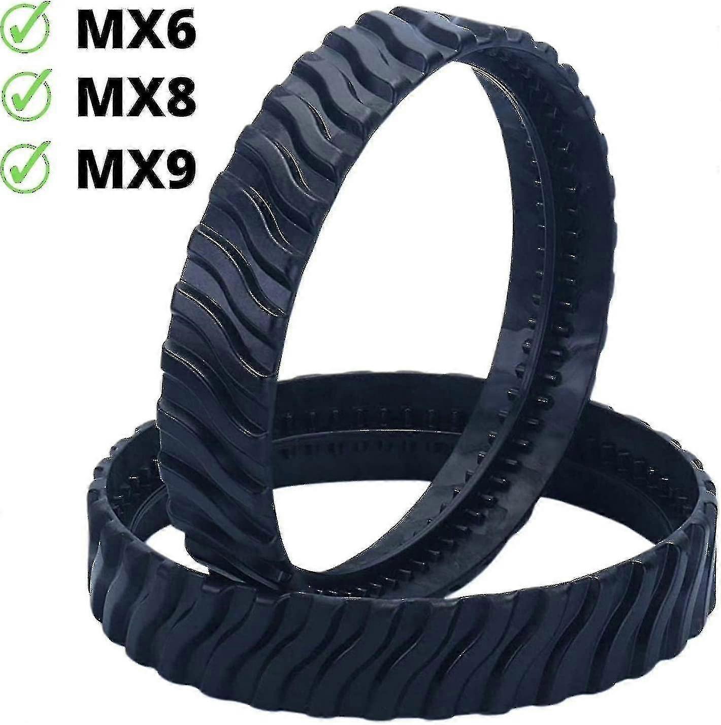 2 Tracks Adaptable For Zodiac Mx6 Mx8 Mx9, Baracuda Pool Cleaner Robot Tires R0526100