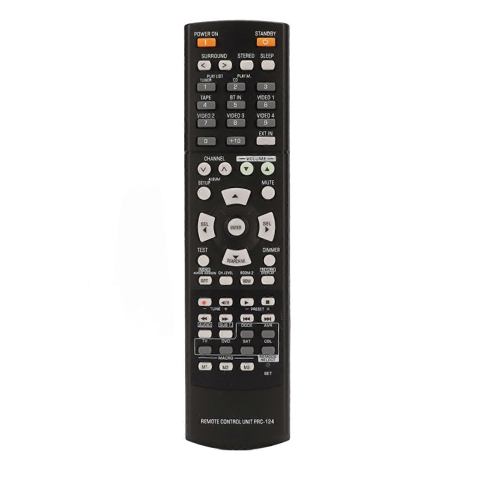 AV Receiver Remote Control Replacement Sound Video Receiver Remote for Sherwood Prc 124 Rd 7503
