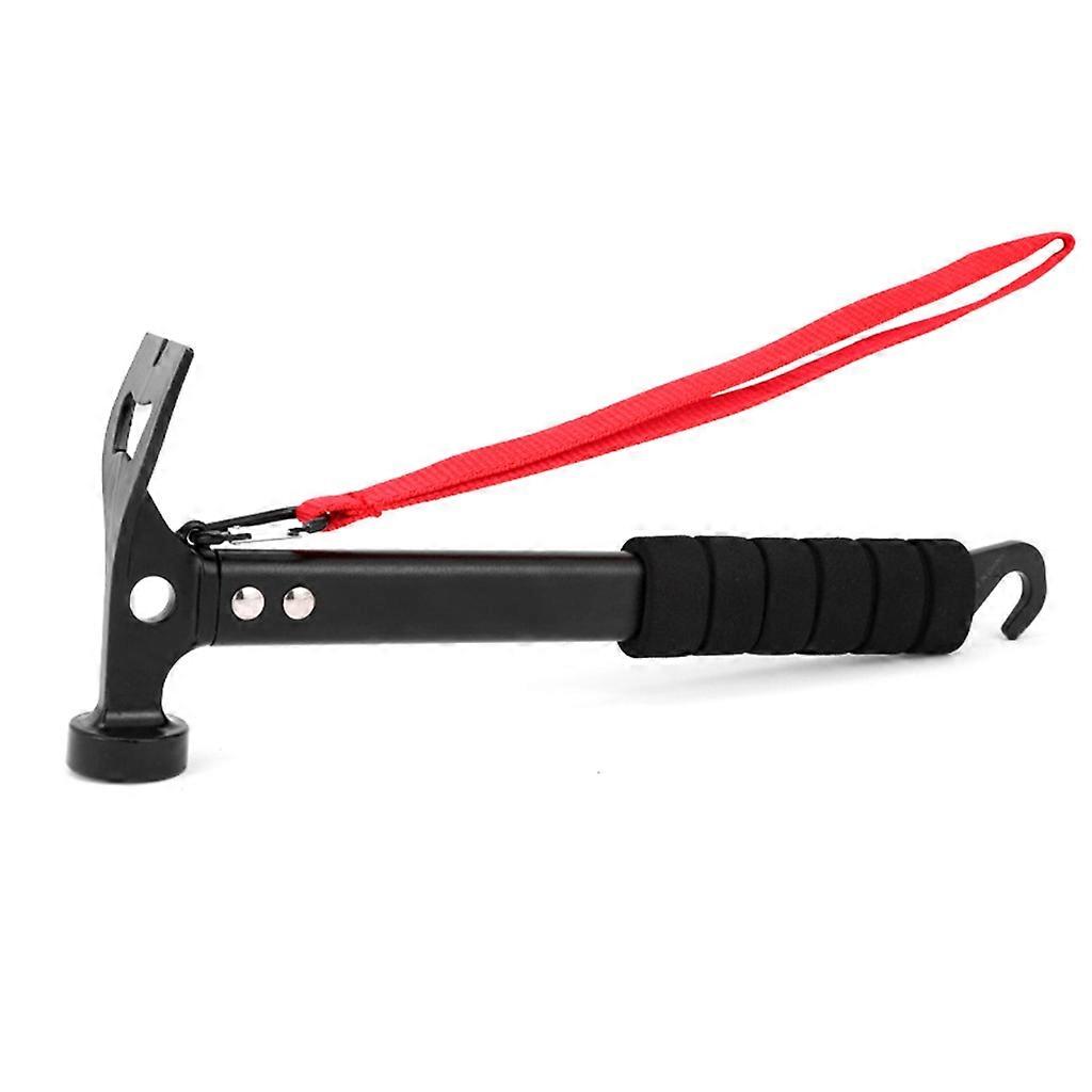 Double Purpose Camping Hammer Aluminum Handle Camping Hammer Stake Pullers