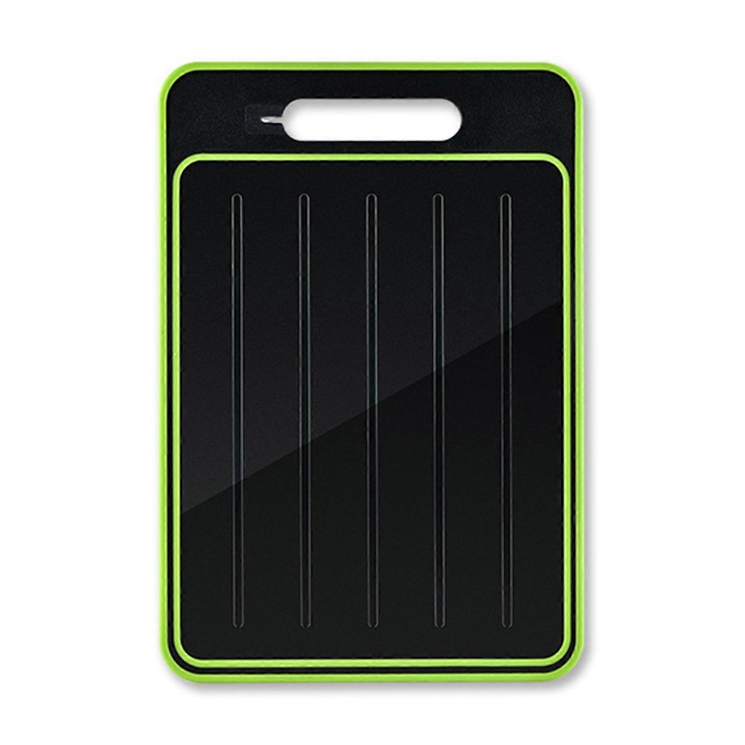 Cutting Board Double Sided Rounded Edge Heat-Resistant Food Grade with Sharpener Multipurpose