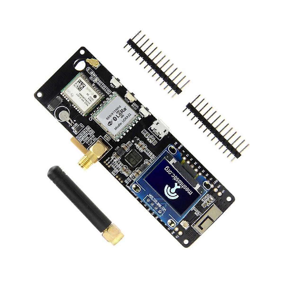 Dla Meshtastic T-Beam V1.2 ESP32 Płytka rozwojowa LoRa z wyświetlaczem OLED 433 MHz dla
