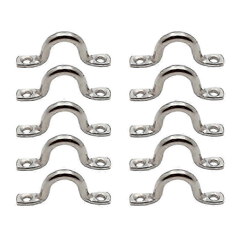 Stainless Steel U-Shaped Boat Eyebrows - 15 PCS