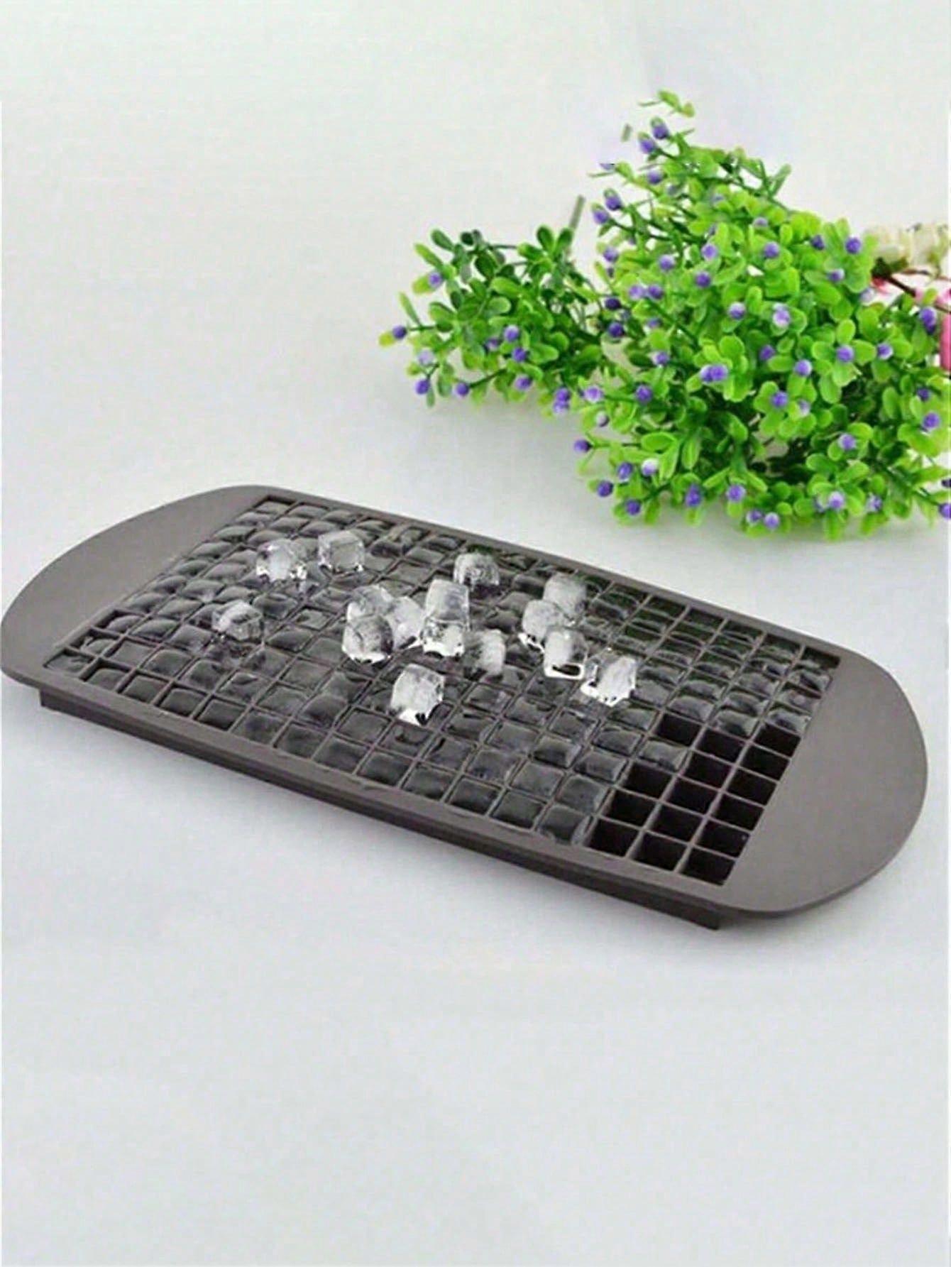 1 قطعة ، 160 شبكة مكعبات ثلج سيليكون ، صينية ثلج صغيرة مجمدة ، قالب ثلج قابل للطي من السيليكون ، صينية شبكة ثلج كاسحة الجليد قالب مربع صغير ، تجميد سريع للمنزل