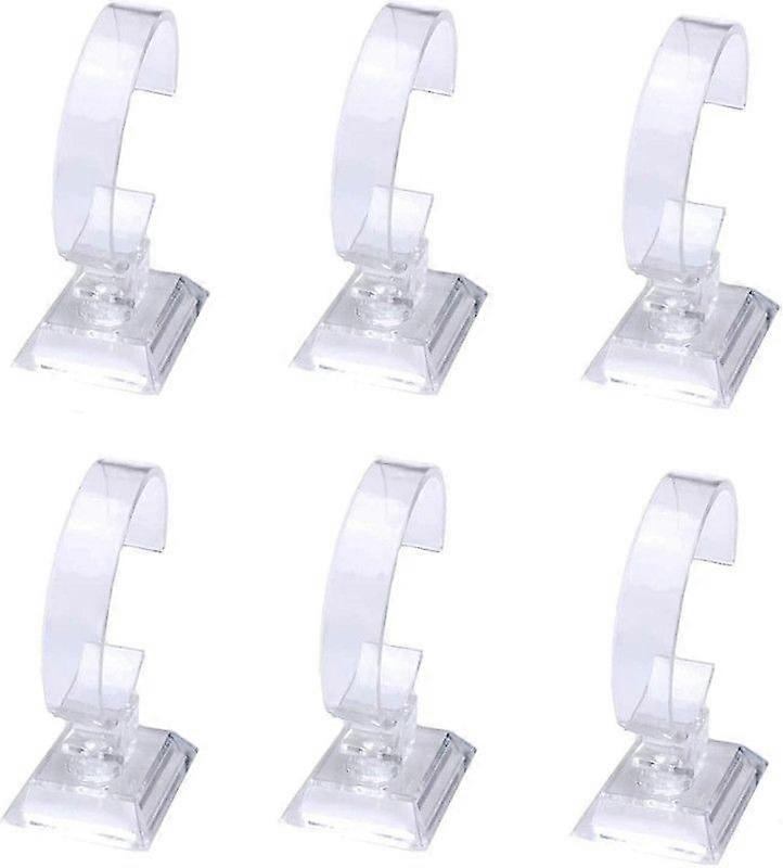6 Pack Acrylic Watch Display Display Stands For Watches Bracelets Commercial Use Desks Shops Display Stands-ylmyFit