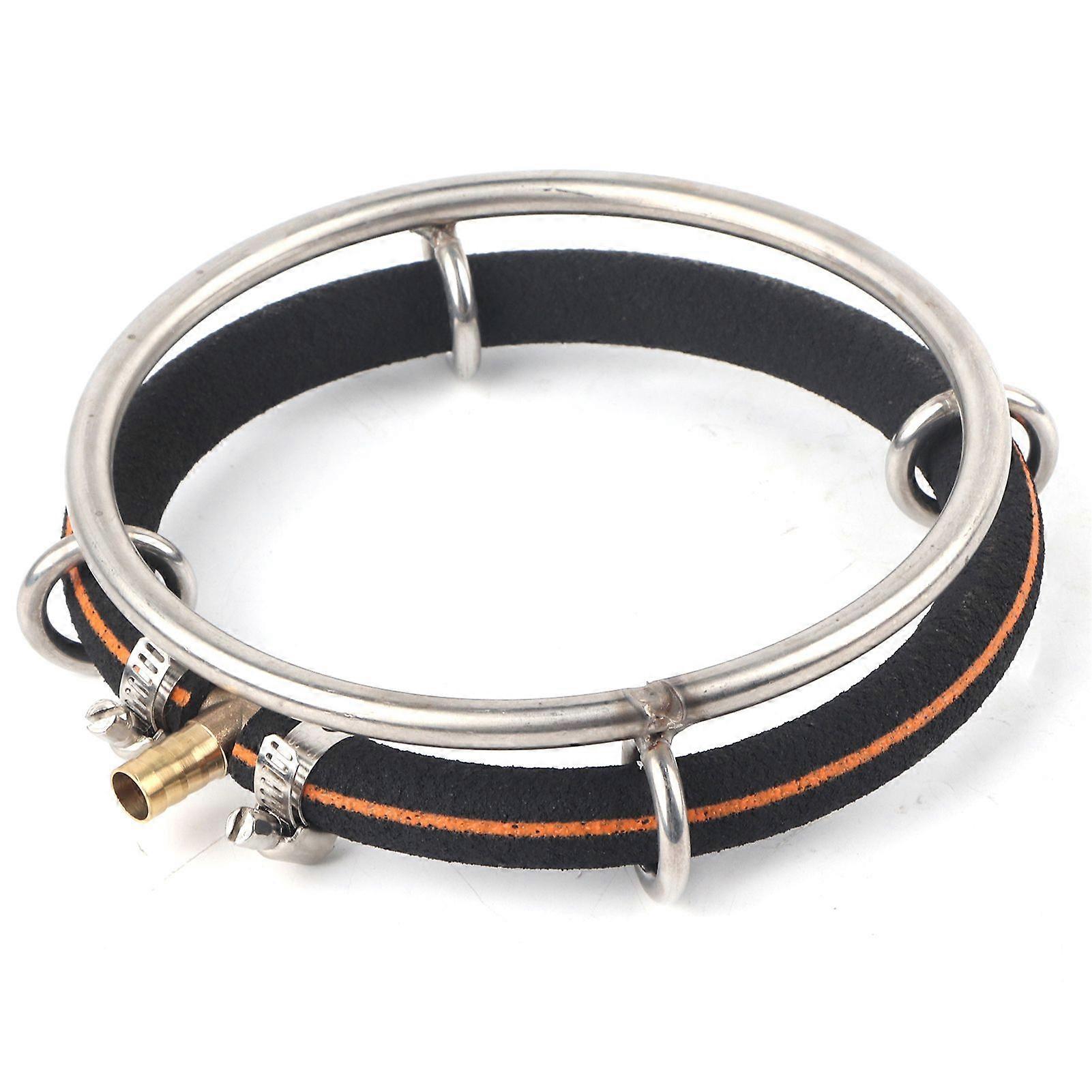 Aquarium Round Air Bubble Diffuser Ring Fish Pond Oxygenation Bubbler(Single Ring Dia 15cm)