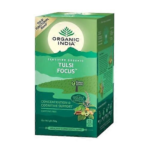 Tulsi focus ayurvedic infusion 25 infusion bags