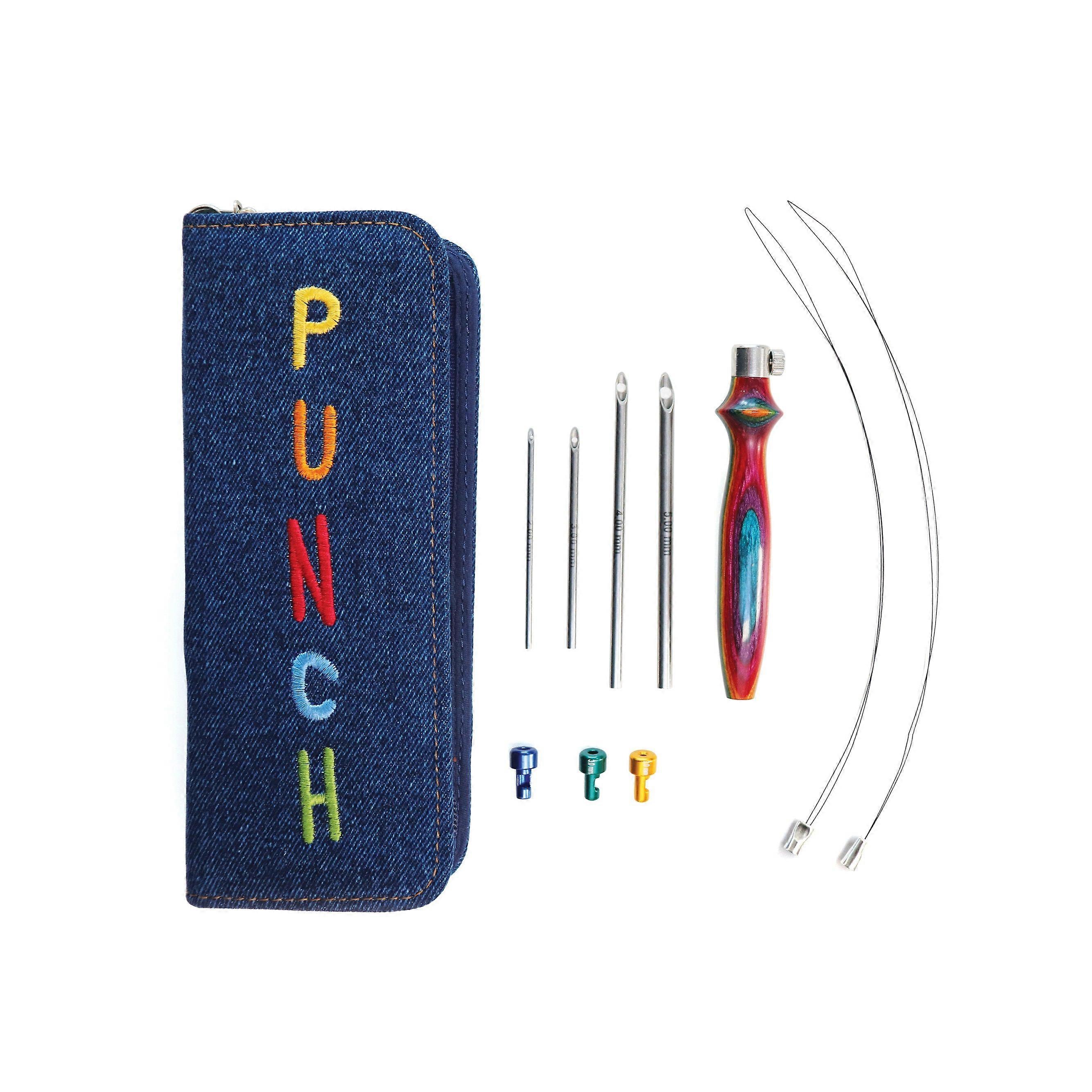 Knitpro Punch Needle Set Adjustable The Vibrant Kit