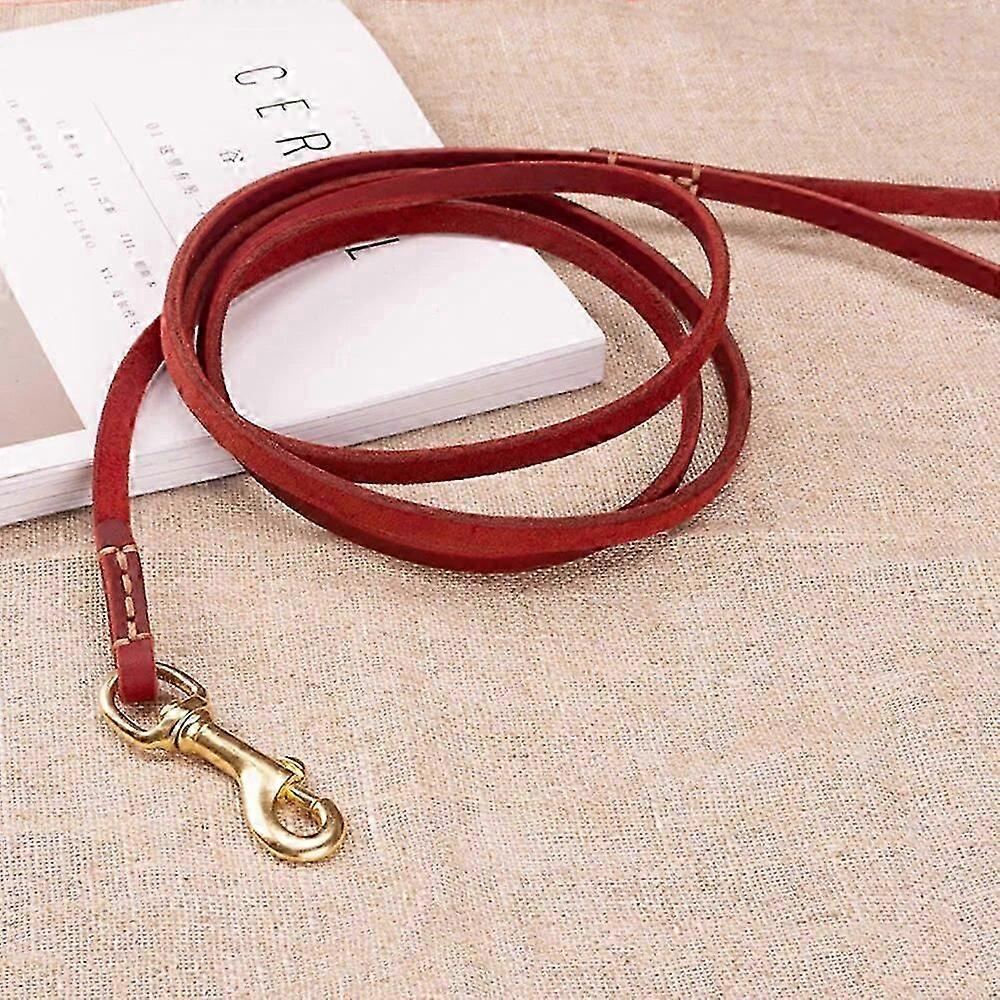 130 سنتيمتر 180 سنتيمتر جلد طبيعي صغير ومتوسط المقود اليدوية دائم المحمولة الخفيفة لينة جلد حقيقي المقود للكلاب الصغيرة القطط