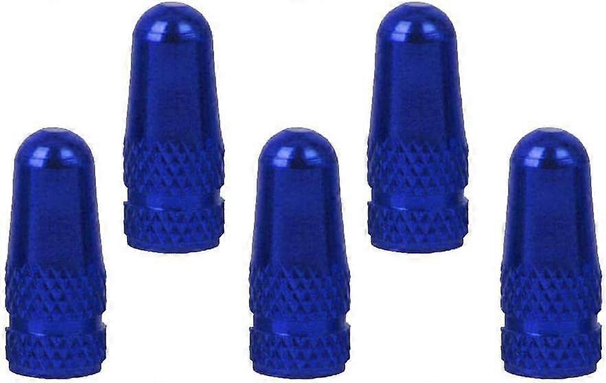 5 bicycle valve caps (aluminum)