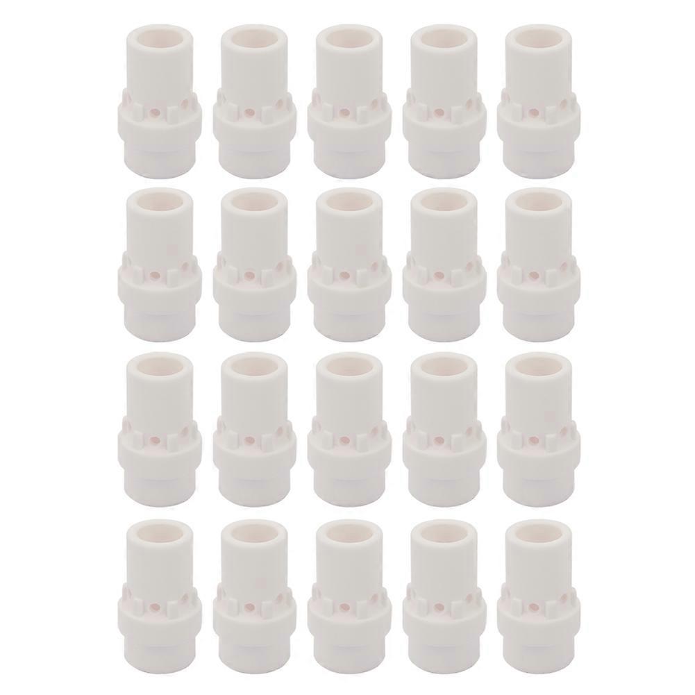 20Pcs Ceramic Gas Diffuser Swirl Ring Accessories for Binzel 36KD Welding Cutting Torch