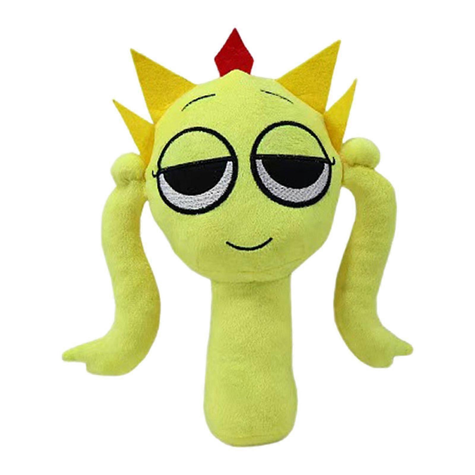 Cartoon Plush Doll Soft Animated Plush Toy for Gift New Year Valentine's Day yellow
