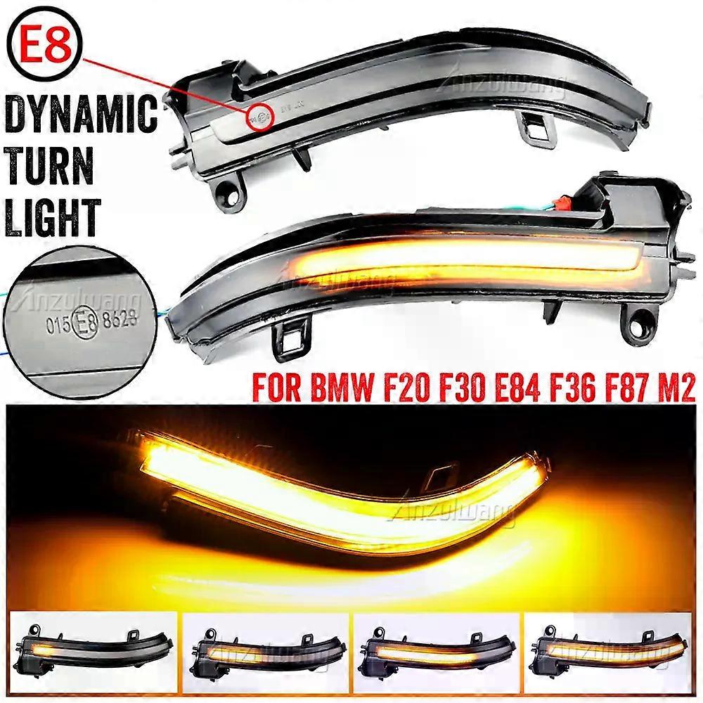 Dynamic Turn Signal LED Rearview Mirror Indicator Blinker Light For BMW 1 2 3 4 Series X1 F20 F21 F22 F23 F30 F31 F34 F32 E84