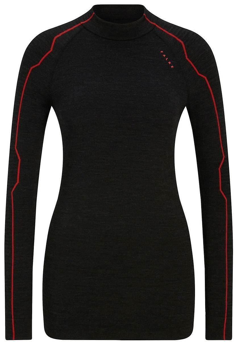 Falke Capsule Wool Tech Long Sleeved Shirt - Black