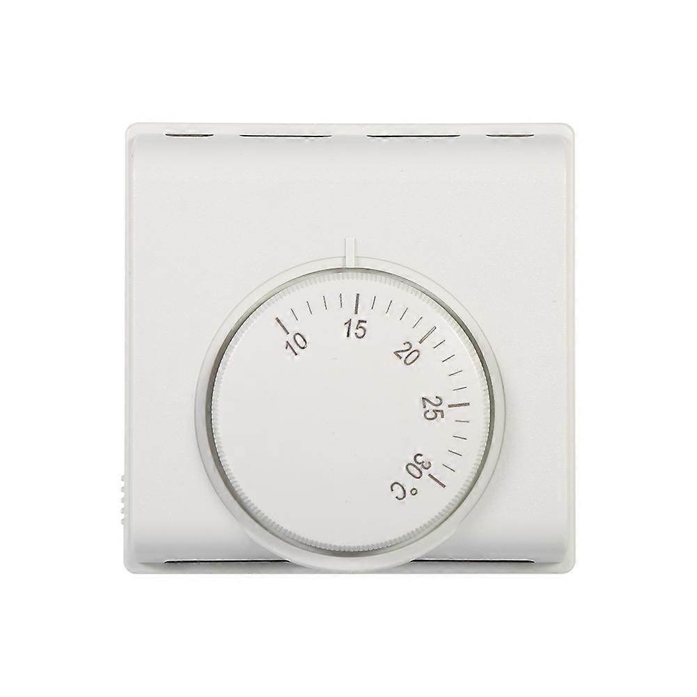 Samfox Mechanical Thermostat, 220V 10-30°C Room Mechanical Temperature Controller Thermostat Switch For Central Air Conditioning