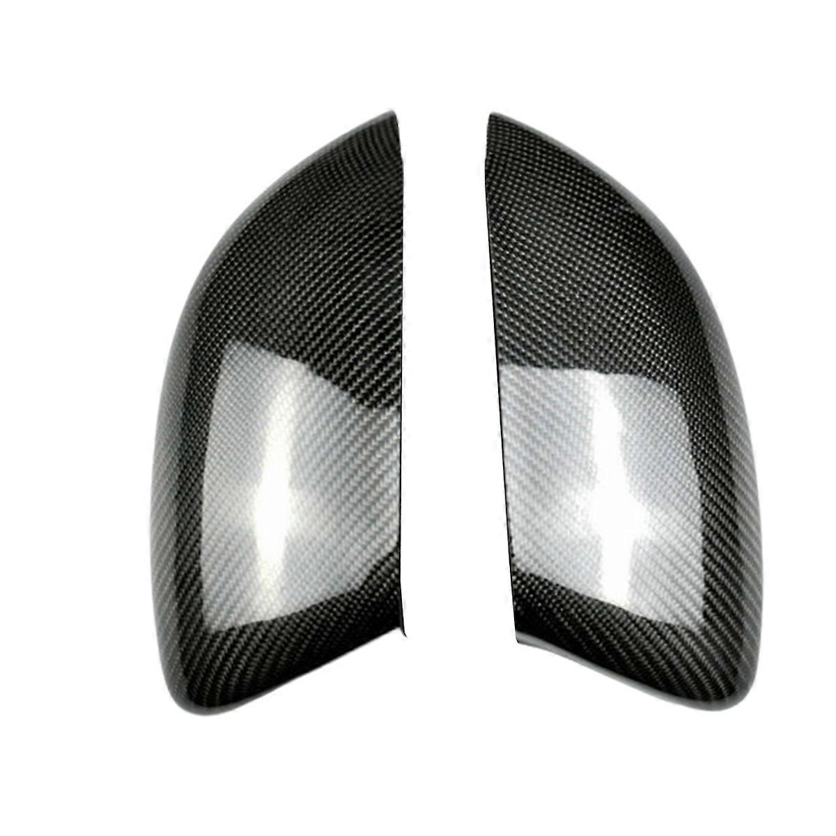 Car Side Wing Mirror Cover Carbon Fiber Rearview Mirror Shell for 2016-2021 Side Mirror Cover