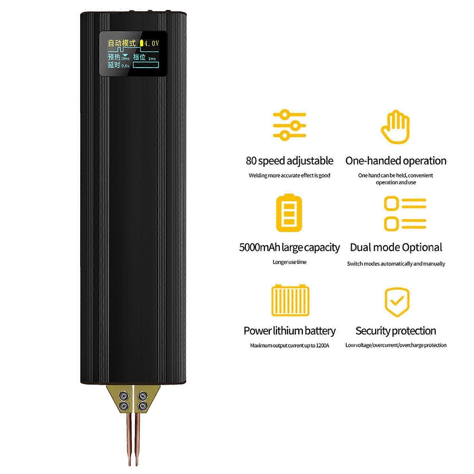 Battery Spot Welder Set Handheld Spot Welder for 18650 Battery Welding