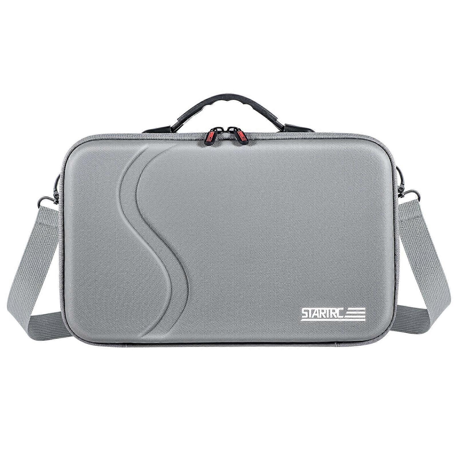 For Insta360 X4 STARTRC Camera and Accessories PU Storage Case Bag (Grey)